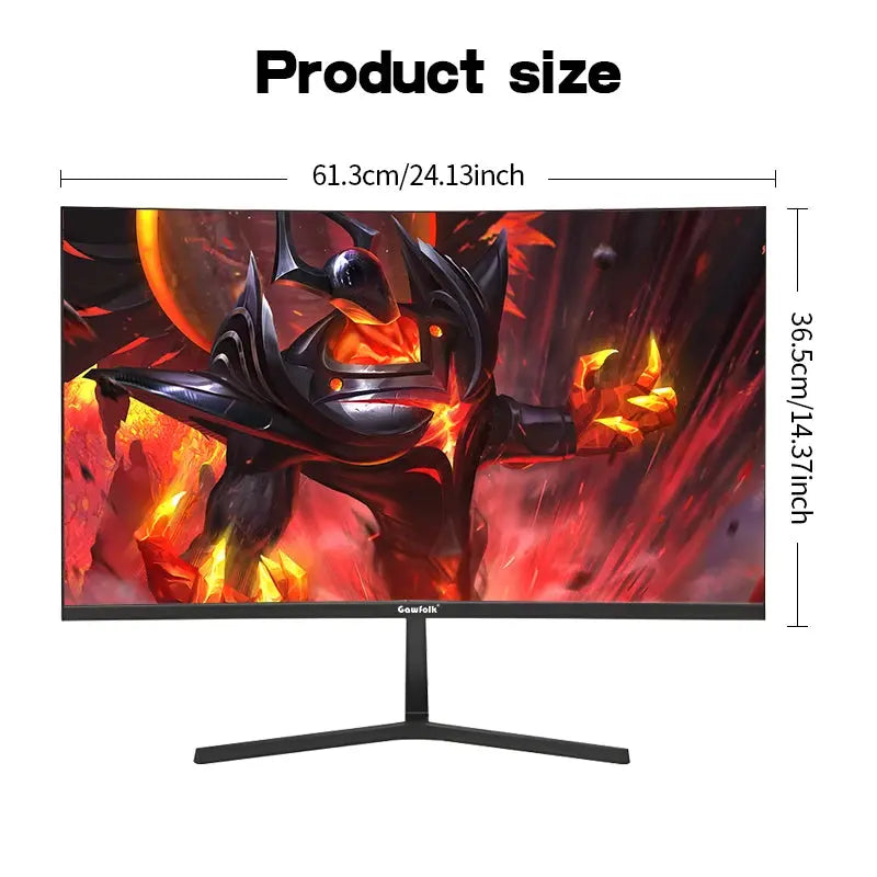 27 inch Curved Gaming Monitor,144Hz/180Hz PC Monitor Full HD 1080P, Frameless 1800R Computer Display with FreeSync DP, HDMI Port - ItalyTech