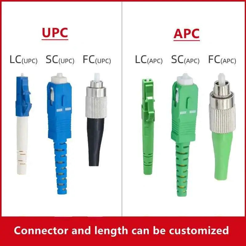 4 cores fiber optic Patchcord outdoor TPU 4C LC-LC 60m-120m 5mm waterproof SM LSZH Armored cable Singlemode FTTH jumper 100m80m