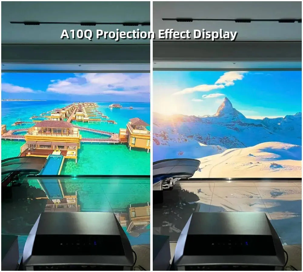 4K beamer Projector for Movies 2200 ANSI Auto Focus Native Full HD 5G Wifi Android TV Home Theater Daylight HDR Video Projectors - ItalyTech