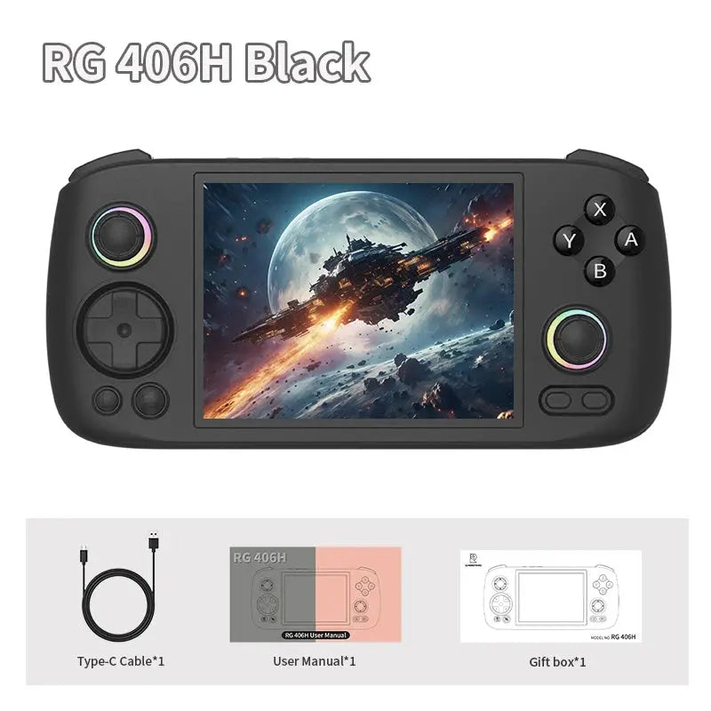 ANBERNIC RG 406H Handheld Game Console 4" IPS Multi-touch Screen Android 13 RG406H Retro Video Games Players Support FOTA Update Anbernic Direct Store