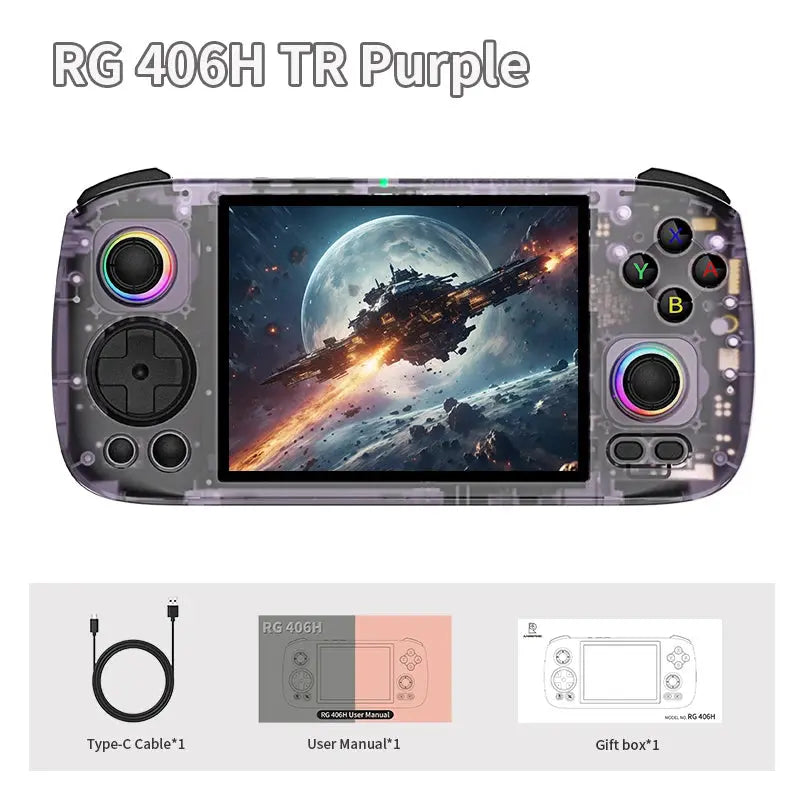 ANBERNIC RG 406H Handheld Game Console 4" IPS Multi-touch Screen Android 13 RG406H Retro Video Games Players Support FOTA Update Anbernic Direct Store