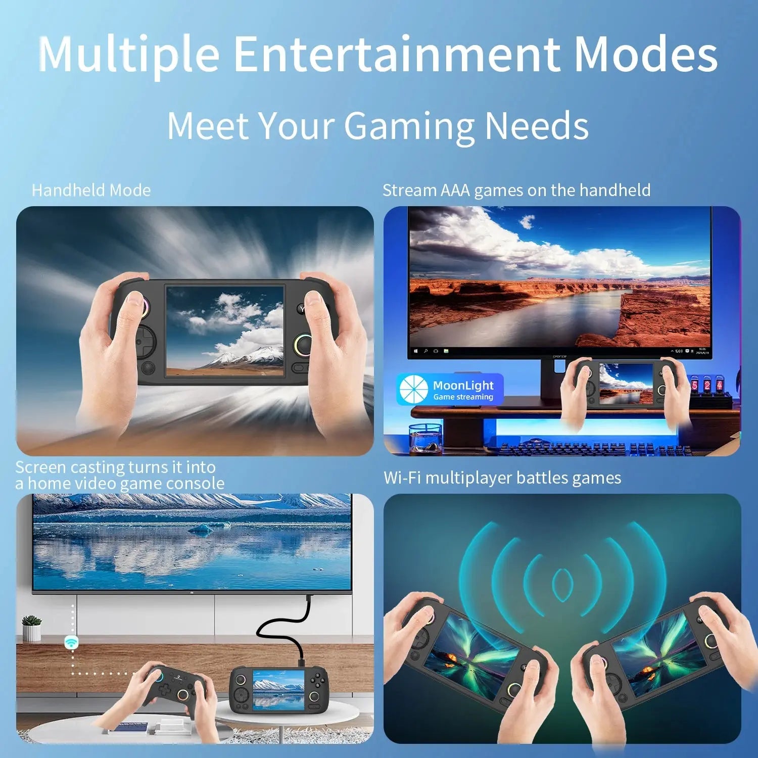 ANBERNIC RG 406H Handheld Game Console 4" IPS Multi-touch Screen Android 13 RG406H Retro Video Games Players Support FOTA Update - ItalyTech
