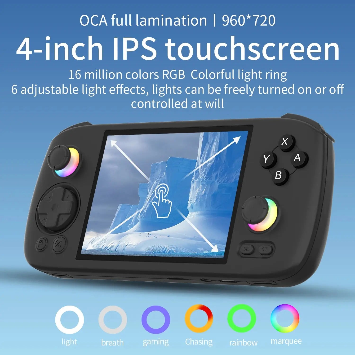 ANBERNIC RG 406H Handheld Game Console 4" IPS Multi-touch Screen Android 13 RG406H Retro Video Games Players Support FOTA Update - ItalyTech