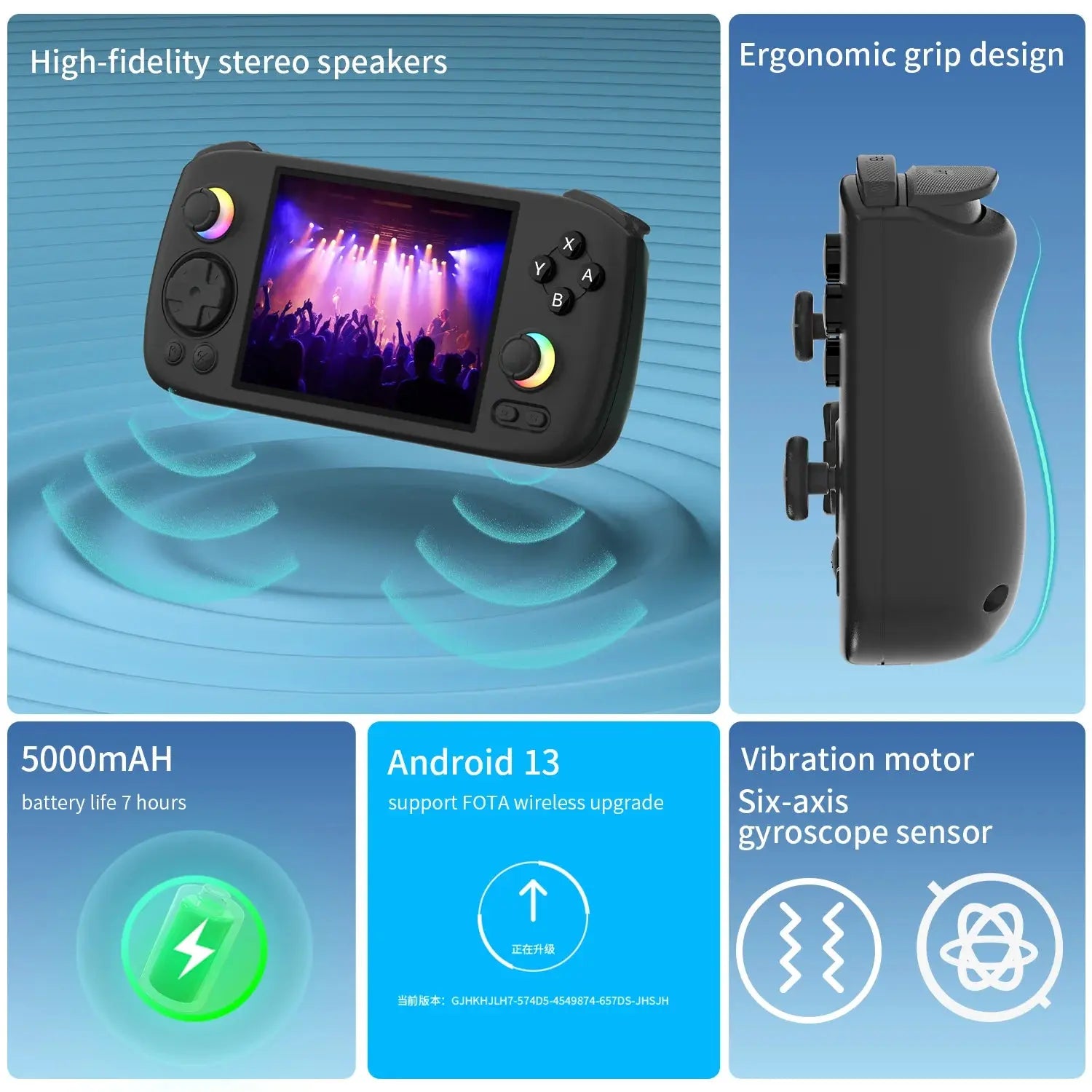 ANBERNIC RG 406H Handheld Game Console 4" IPS Multi-touch Screen Android 13 RG406H Retro Video Games Players Support FOTA Update - ItalyTech