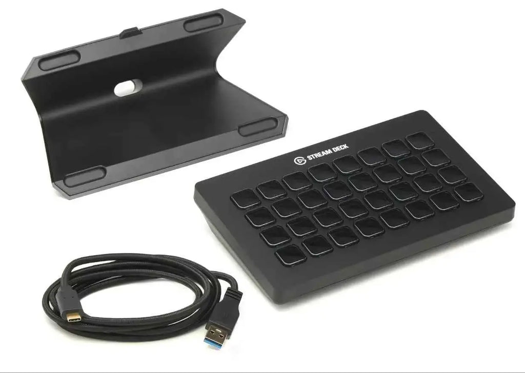 Elgato Stream Deck MK.2/XL - 15/32 LCD Macro Keys for Live Streaming, OBS/YouT/Twitch Control & Plug-Play USB-C Studio Interface
