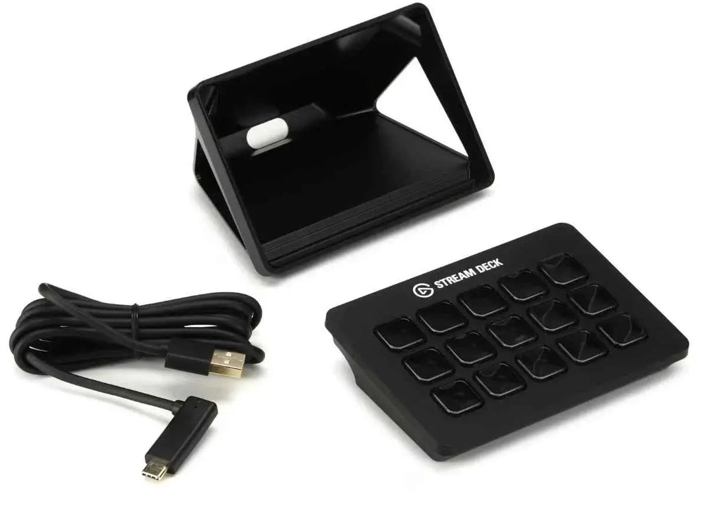 Elgato Stream Deck MK.2/XL - 15/32 LCD Macro Keys for Live Streaming, OBS/YouT/Twitch Control & Plug-Play USB-C Studio Interface