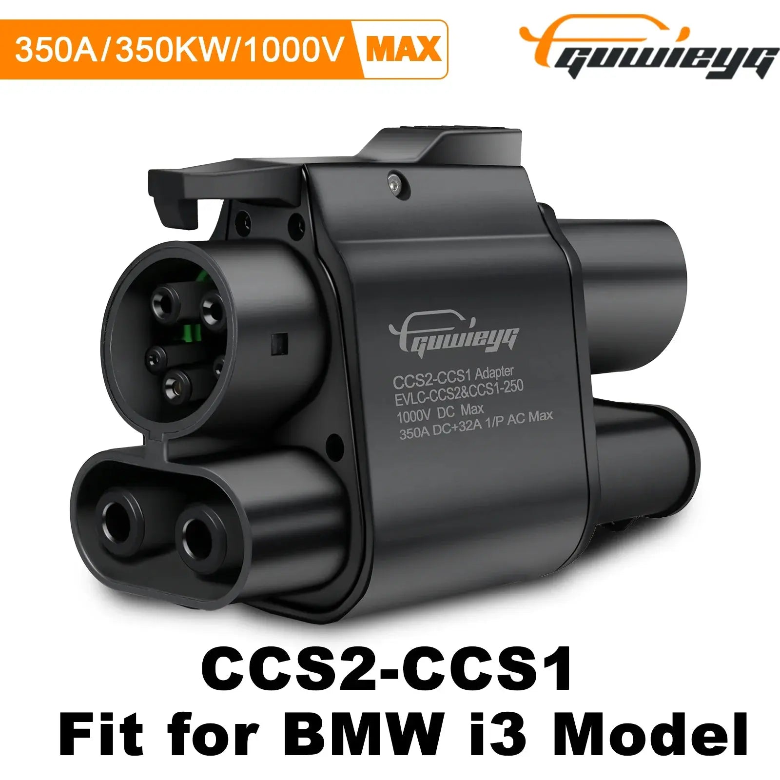 GUWIEYG CCS2 to CCS1 Adapter 350A 350kW From CCS2 to CCS1 DC+AC Electric Vehicle Charger DC 1000V Fast Ev Charging Adapter - ItalyTech