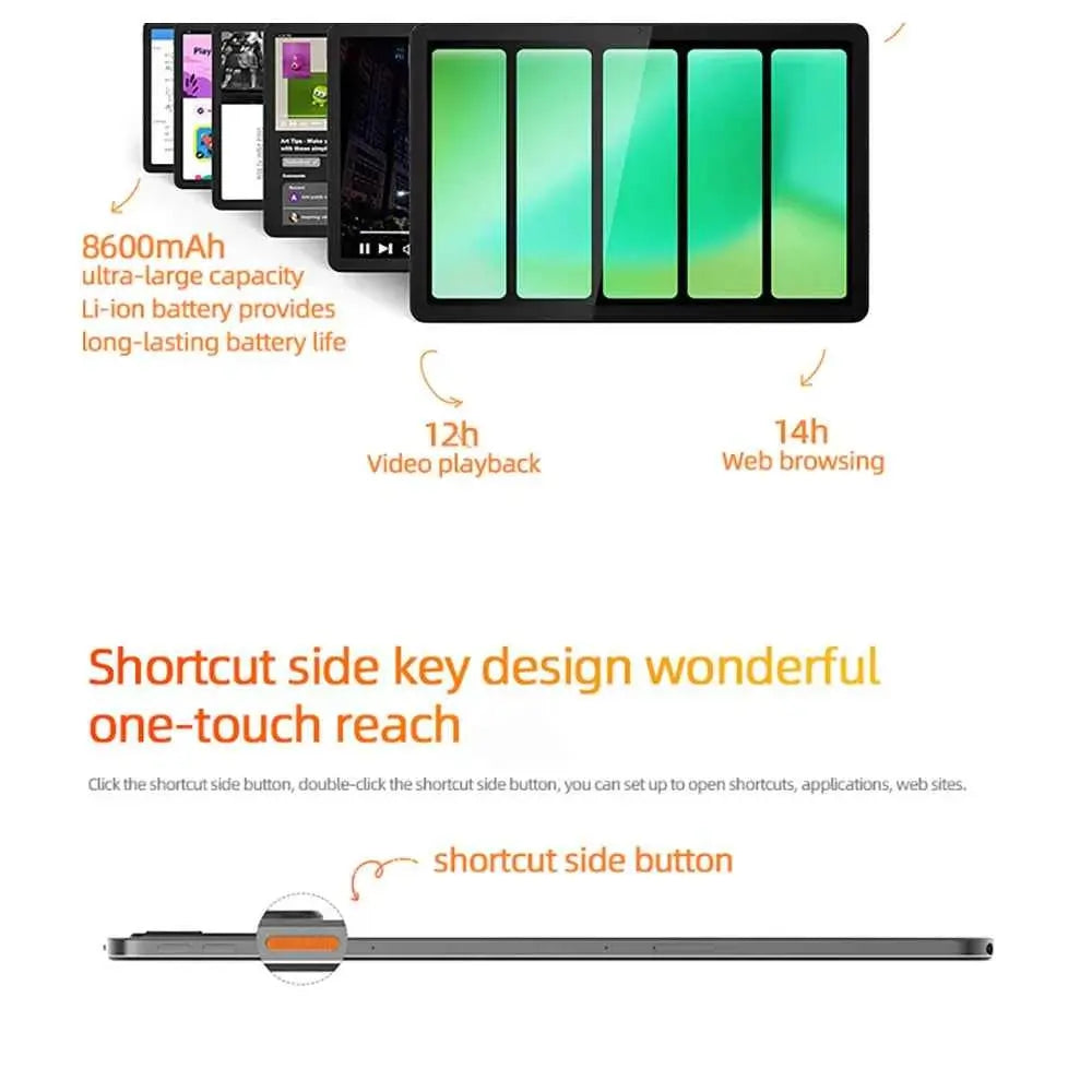 Lenovo Zhaoyang K11 TB352FC Y700 Tablet Global Version 6G+128G WIFI Version Tablet 8600mAh 11.5'' 90Hz 400nits Tablet