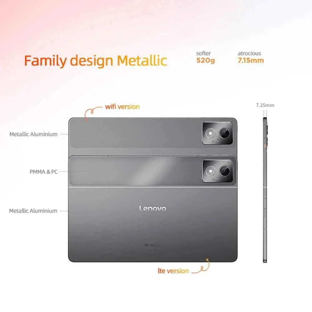 Lenovo Zhaoyang K11 TB352FC Y700 Tablet Global Version 6G+128G WIFI Version Tablet 8600mAh 11.5'' 90Hz 400nits Tablet
