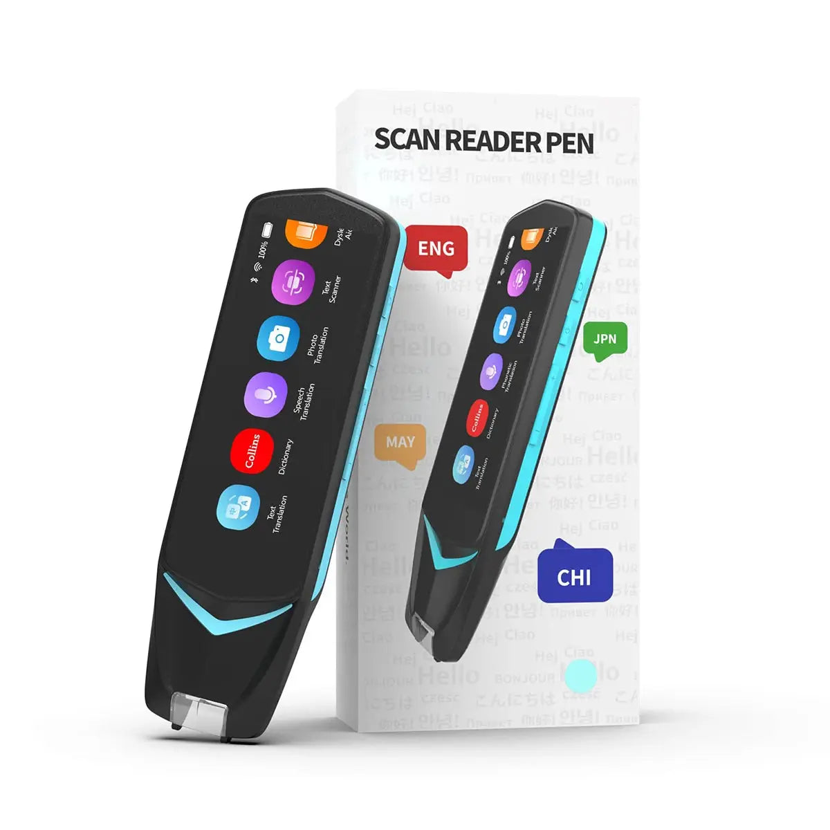 NEWYES 4 Pro Smart Voice Scan Translator Pen MultifunctionTranslation Real Time 121 Languages Translator Business Dictionary Pen - ItalyTech
