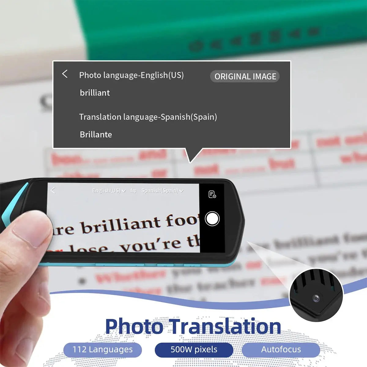 NEWYES 4 Pro Smart Voice Scan Translator Pen MultifunctionTranslation Real Time 121 Languages Translator Business Dictionary Pen - ItalyTech