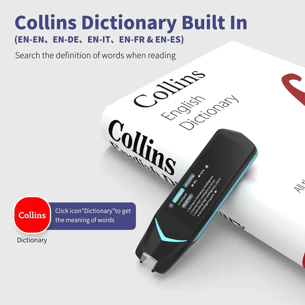 NEWYES 4 Pro Smart Voice Scan Translator Pen MultifunctionTranslation Real Time 121 Languages Translator Business Dictionary Pen - ItalyTech