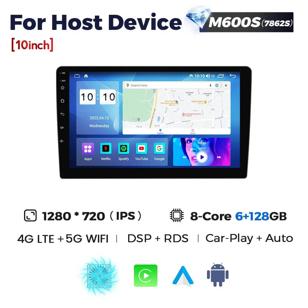 NaviFly 9 10 inch 1280*720 Car Multimedia Video Player Universal Stereo Radio GPS For Volkswagen Nissan Hyundai Kia Toyota - ItalyTech