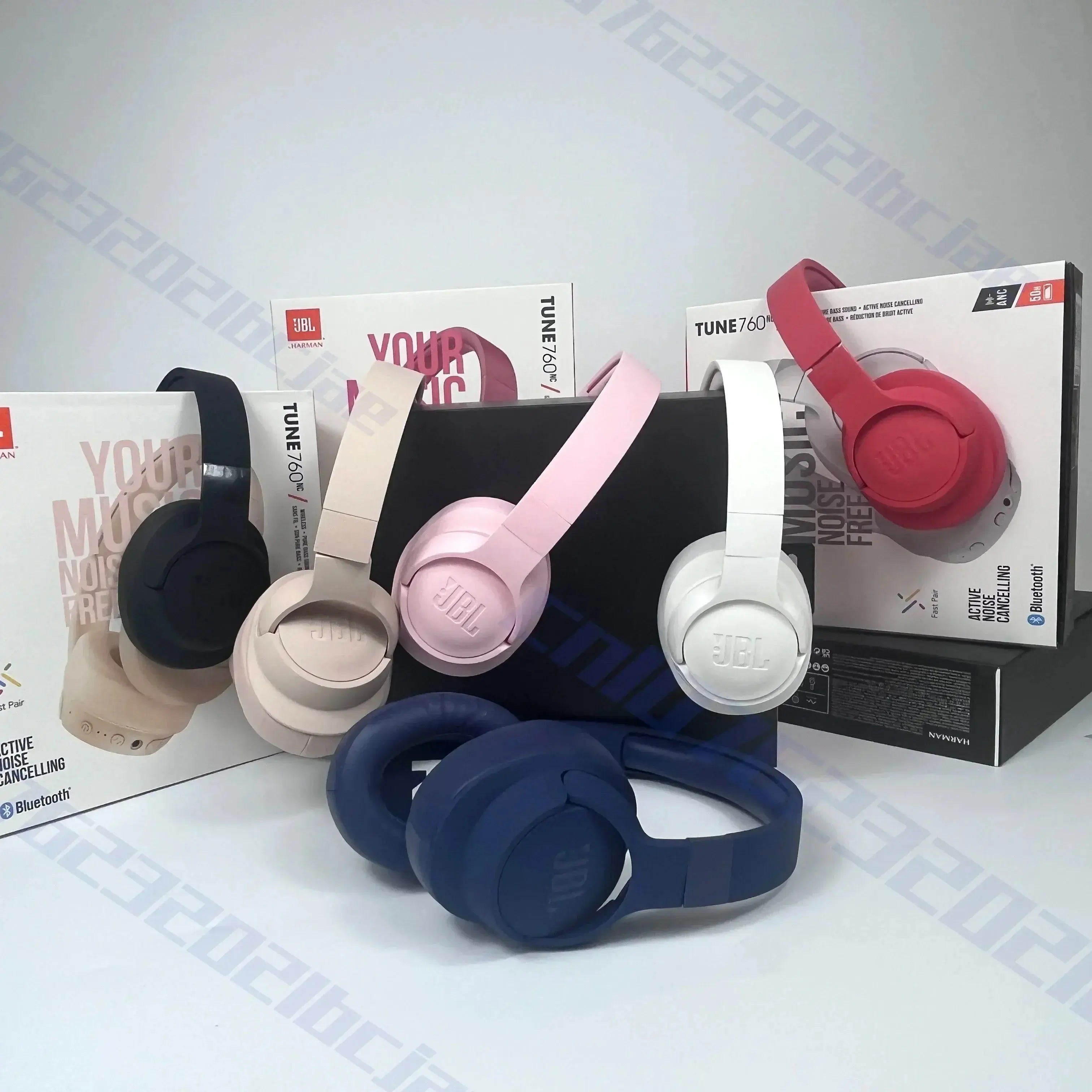 Original JBL Tune 760NC Foldable Over-Ear Wireless Headphones with Active Noise Cancellation JBL T760NC sports headset - ItalyTech