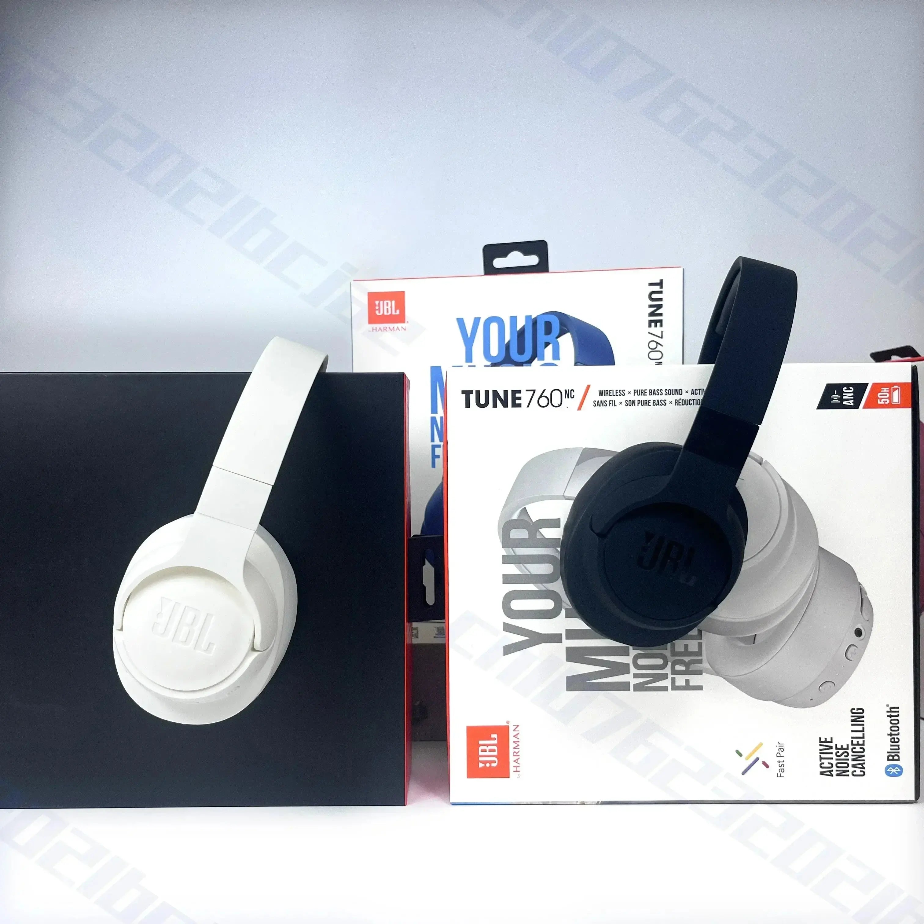 Original JBL Tune 760NC Foldable Over-Ear Wireless Headphones with Active Noise Cancellation JBL T760NC sports headset - ItalyTech