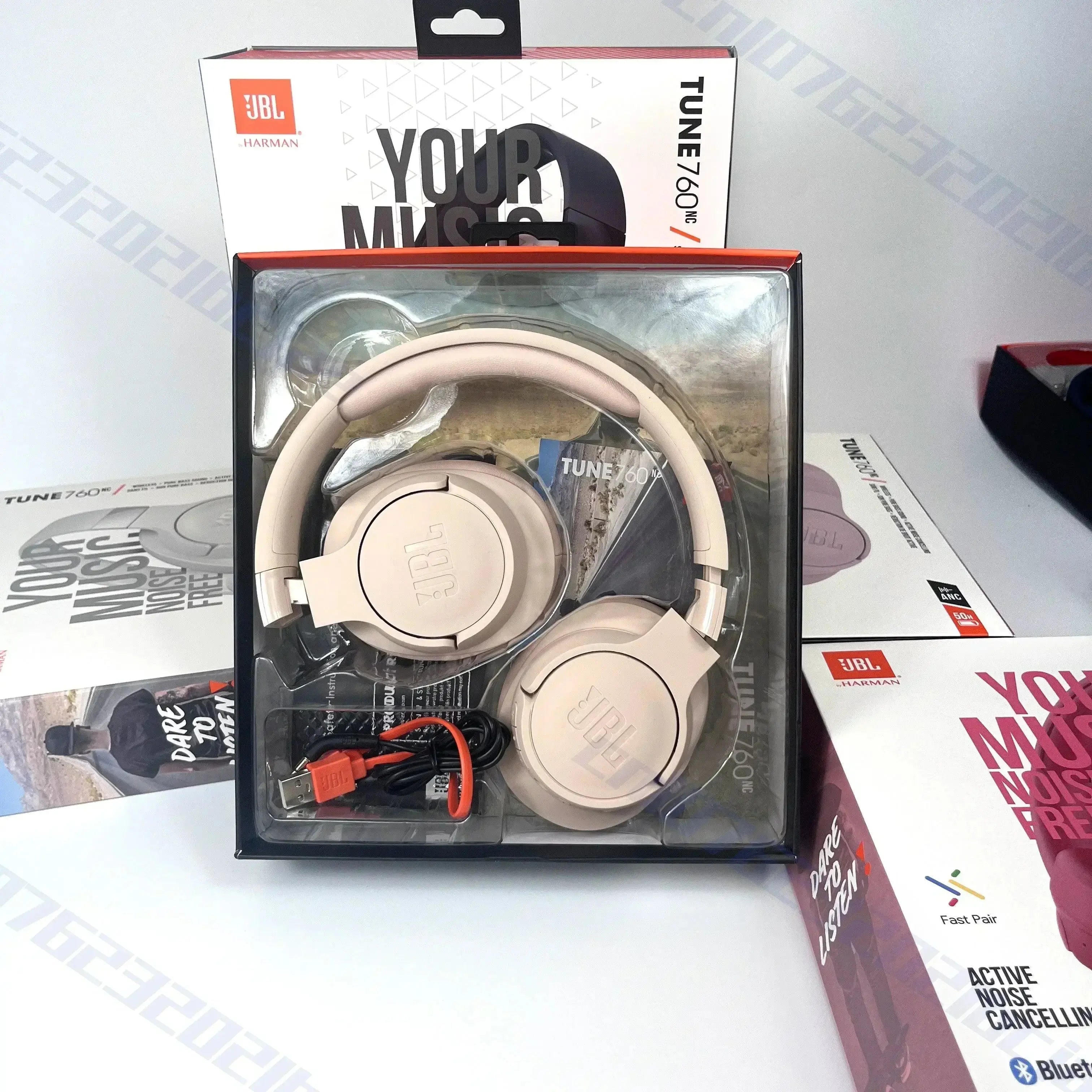 Original JBL Tune 760NC Foldable Over-Ear Wireless Headphones with Active Noise Cancellation JBL T760NC sports headset - ItalyTech