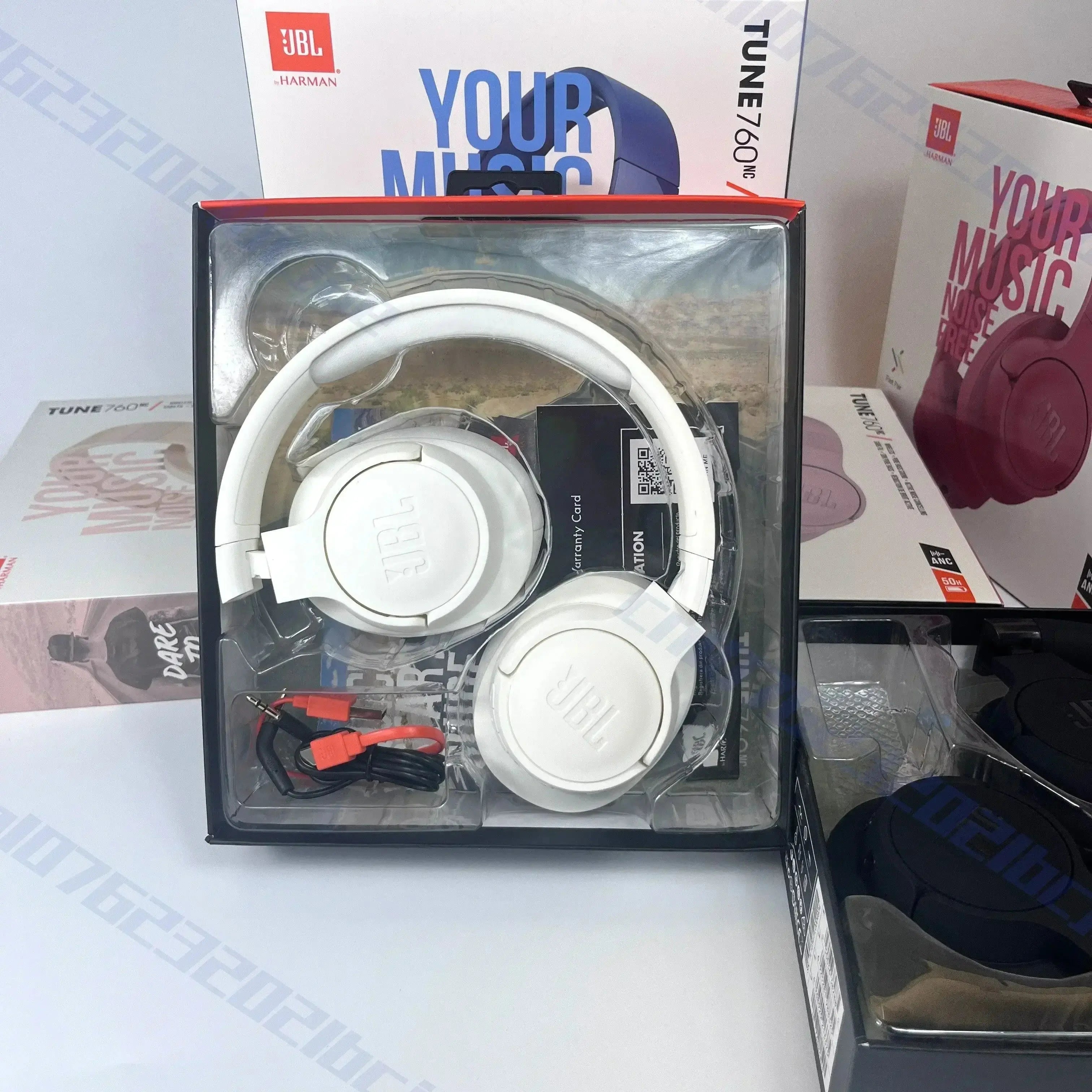 Original JBL Tune 760NC Foldable Over-Ear Wireless Headphones with Active Noise Cancellation JBL T760NC sports headset - ItalyTech
