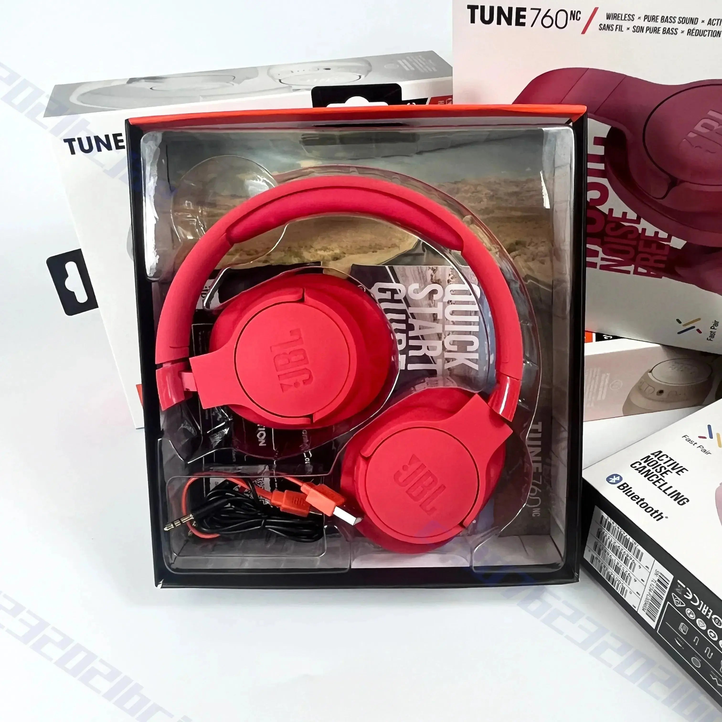 Original JBL Tune 760NC Foldable Over-Ear Wireless Headphones with Active Noise Cancellation JBL T760NC sports headset - ItalyTech