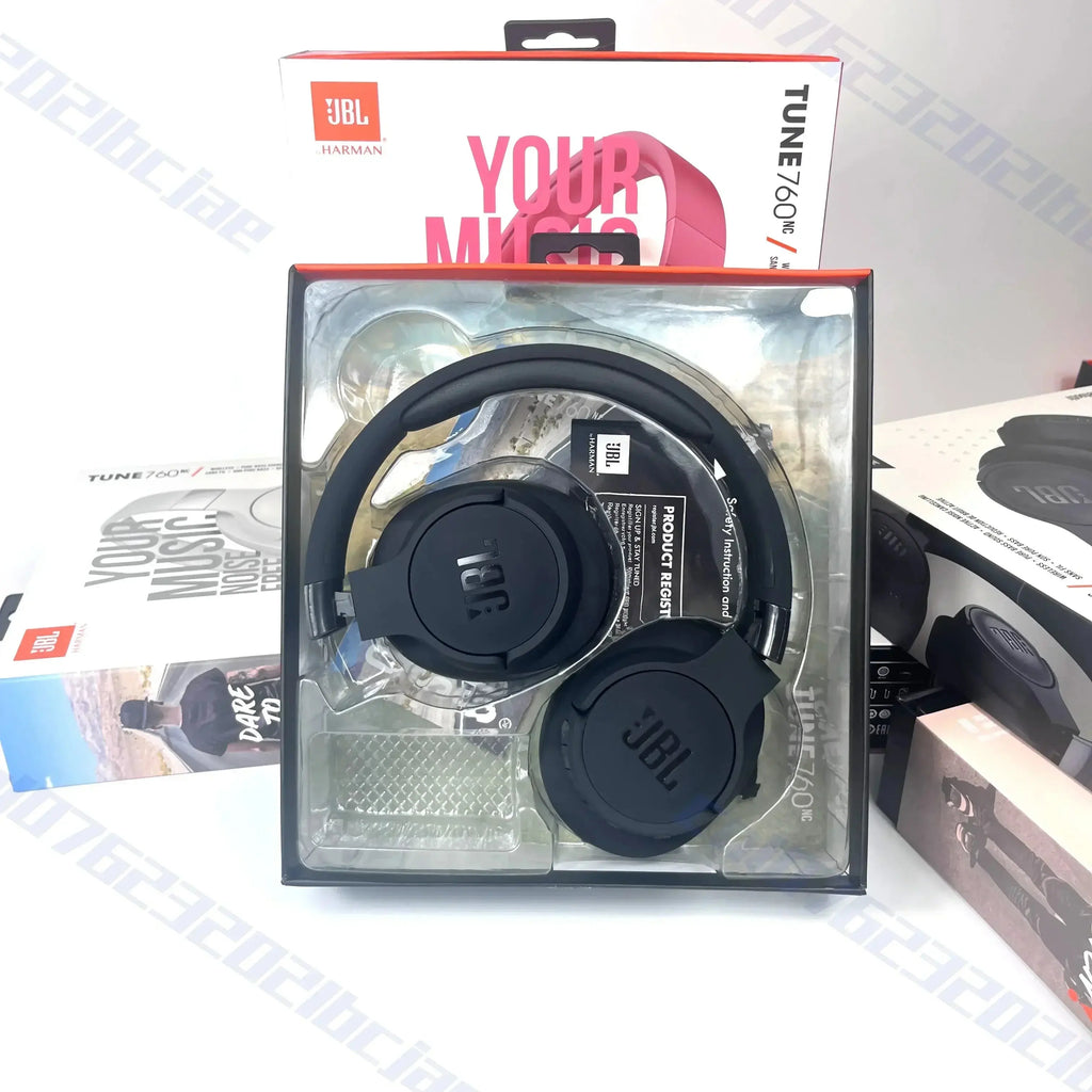 Original JBL Tune 760NC Foldable Over-Ear Wireless Headphones with Active Noise Cancellation JBL T760NC sports headset - ItalyTech