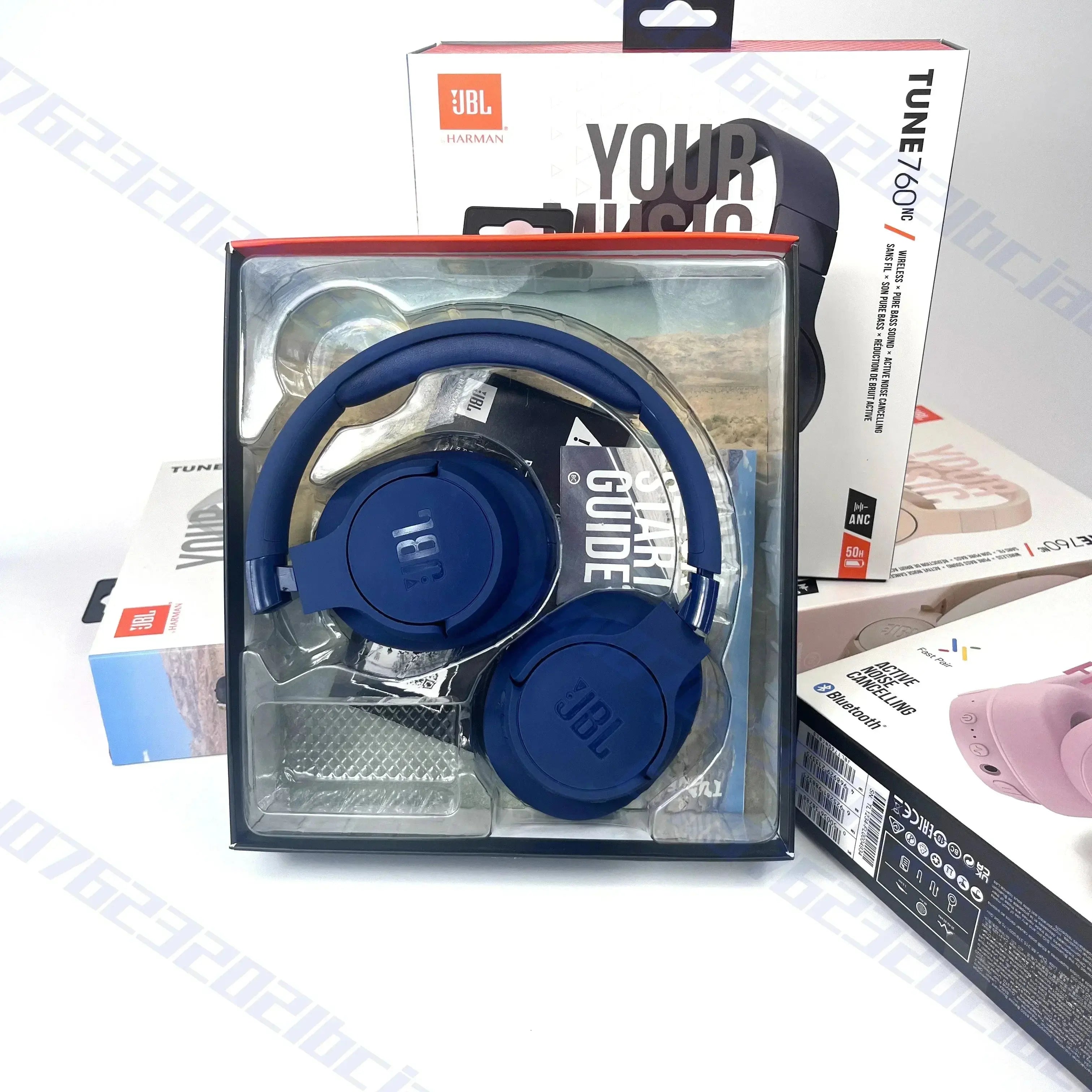 Original JBL Tune 760NC Foldable Over-Ear Wireless Headphones with Active Noise Cancellation JBL T760NC sports headset - ItalyTech