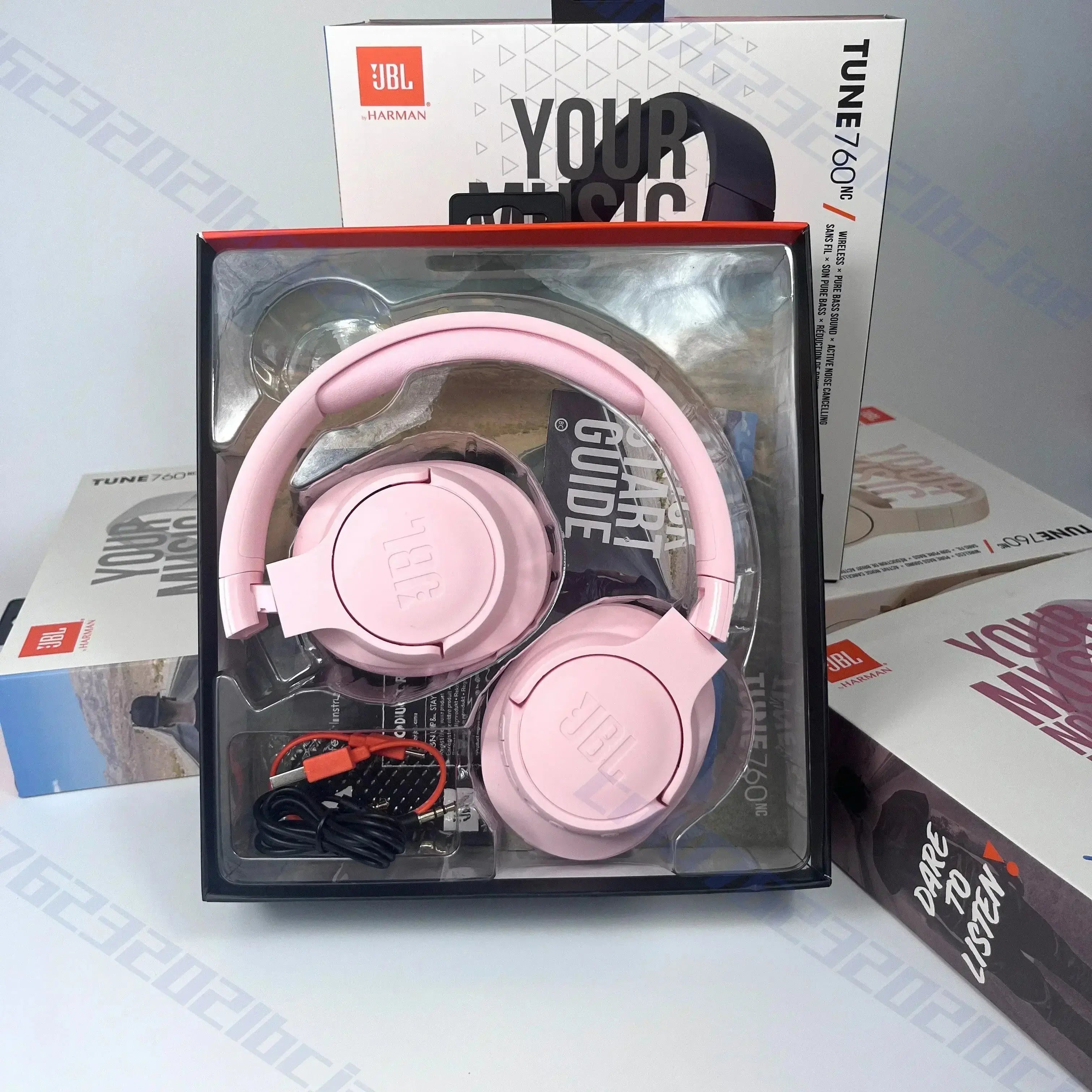 Original JBL Tune 760NC Foldable Over-Ear Wireless Headphones with Active Noise Cancellation JBL T760NC sports headset - ItalyTech