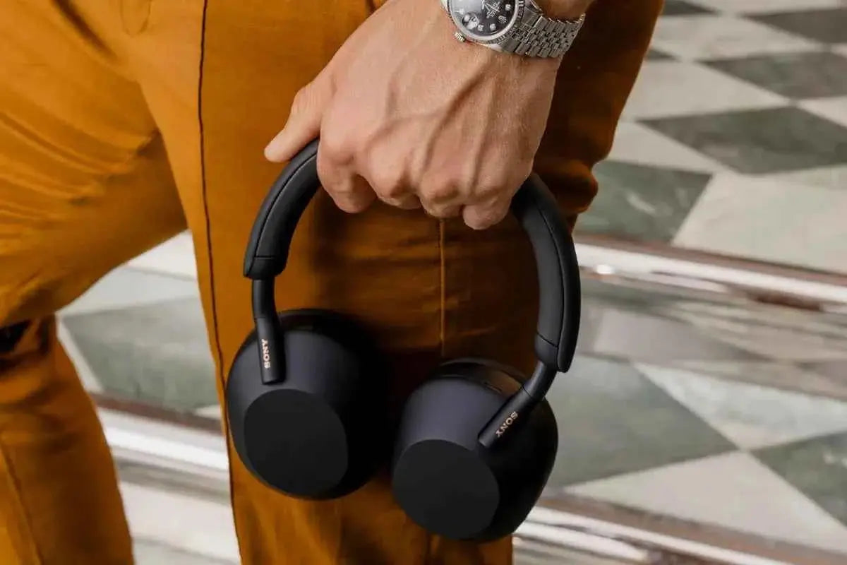 Original Sony WH-1000XM5 Wireless Noise Cancelling Earphones & Headphones, Over Ear Sport Game Earbud, Bass Stereo Sound Headset