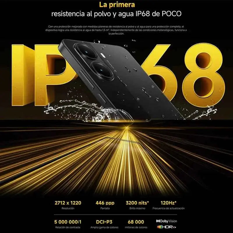 POCO X7 Pro 5G, NFC, Dimensity 8400-Ultra, 50 MP Camera, 1.5K 120Hz CrystalRes AMOLED Display, 6000 mAh Battery,Charger Not Included