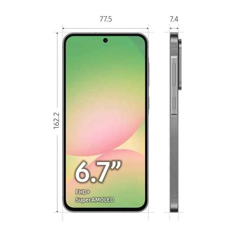 Samsung Galaxy A56 5G Smartphone Middle East Version Exynos 1580, 6.7" Super AMOLED Display, 120Hz, 50MP, 5000 mAh, NFC, IP67, N