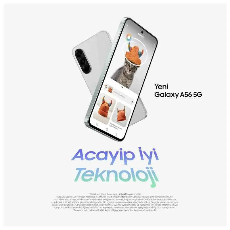 Samsung Galaxy A56 5G Smartphone Middle East Version Exynos 1580, 6.7" Super AMOLED Display, 120Hz, 50MP, 5000 mAh, NFC, IP67, N