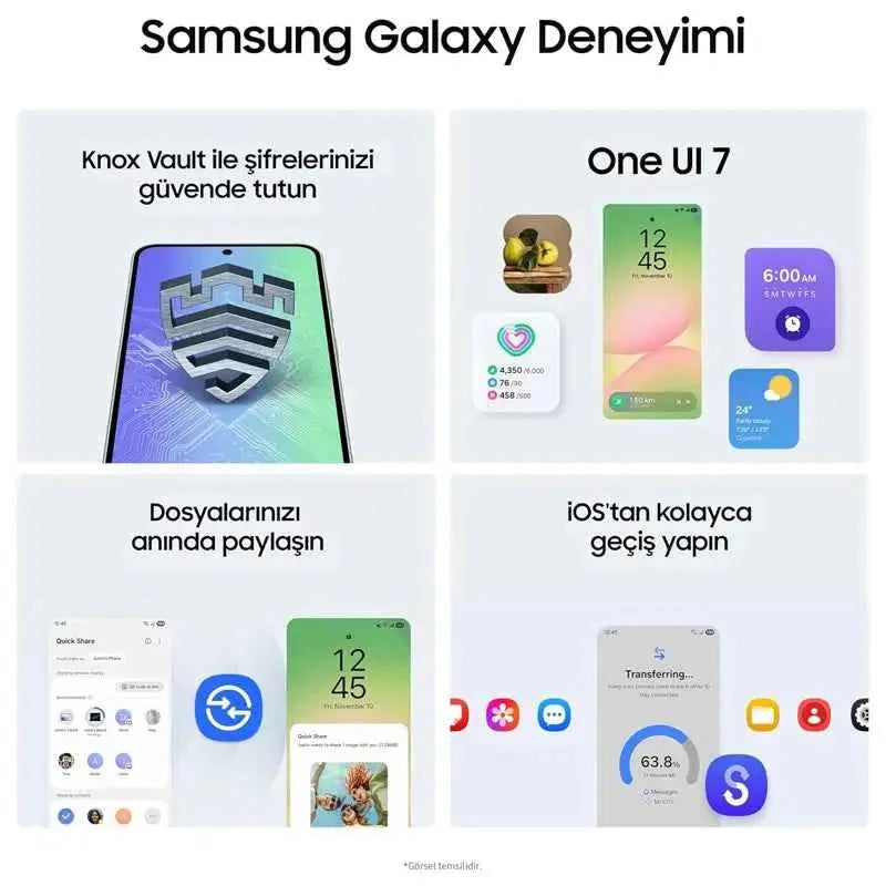 Samsung Galaxy A56 5G Smartphone Middle East Version Exynos 1580, 6.7" Super AMOLED Display, 120Hz, 50MP, 5000 mAh, NFC, IP67, N