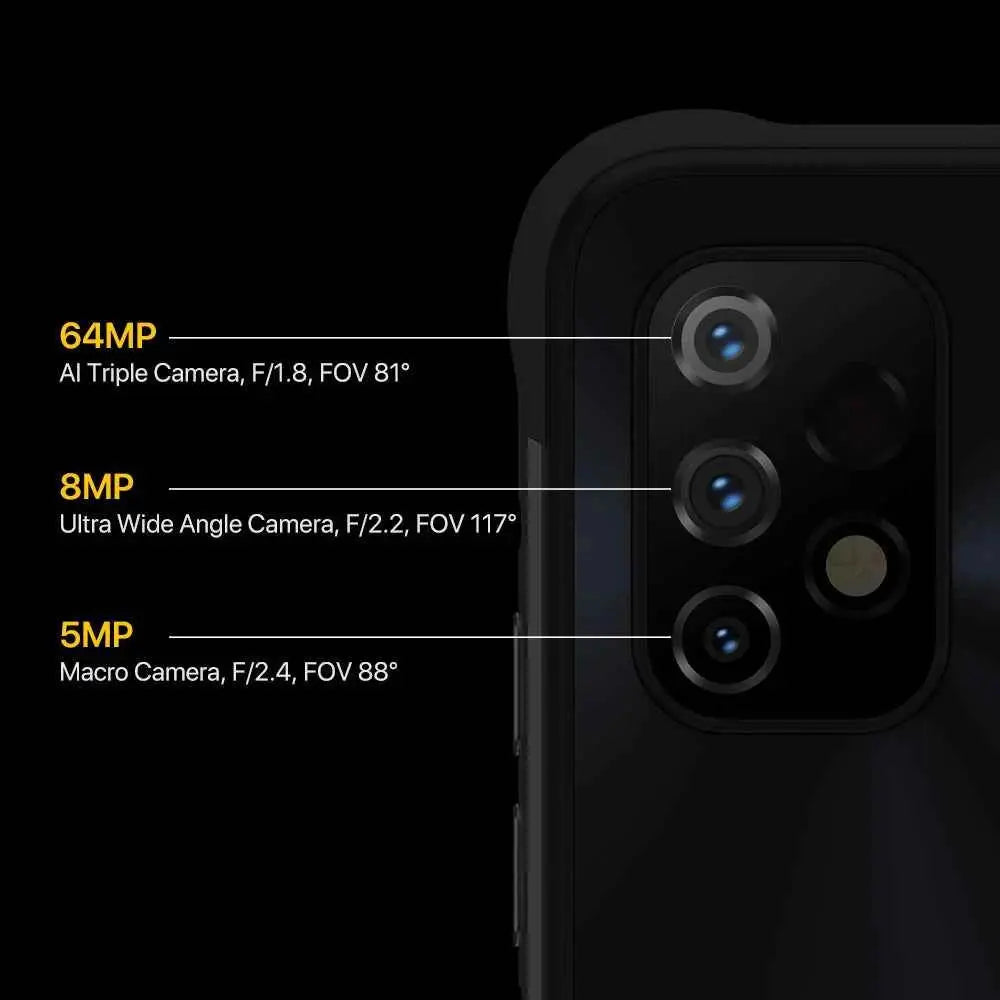 UMIDIGI BISON GT2 PRO Android Rugged Smartphone Helio G95 6.5" FHD+ 90Hz NFC 64MP Camera 6150mAh Battery CellPhone IP68,IP69K
