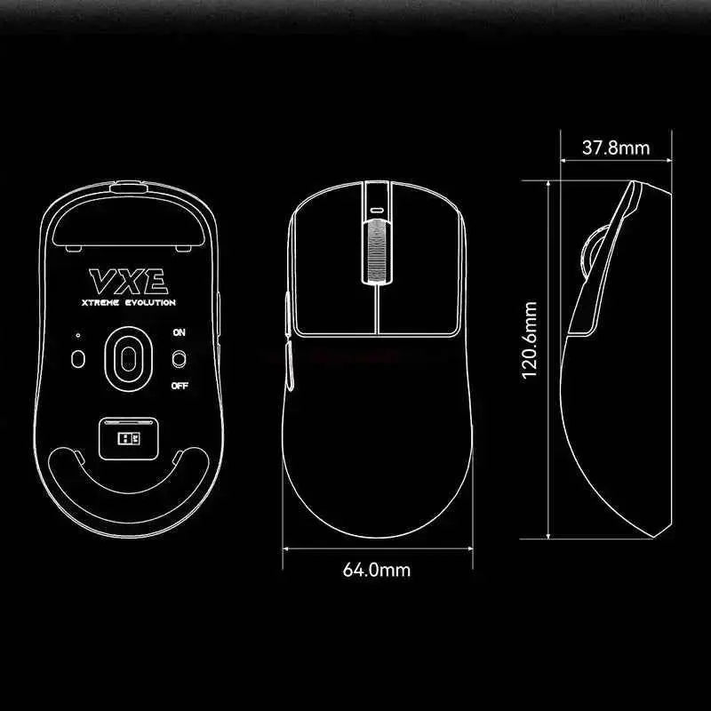 Vxe Dragonfly R1SE R1 R1pro R1ProMax Gaming Mouse Mouse Rechargeable Gamer Paw3395 Lightweight Ergonomic Wireless Mouse Esport