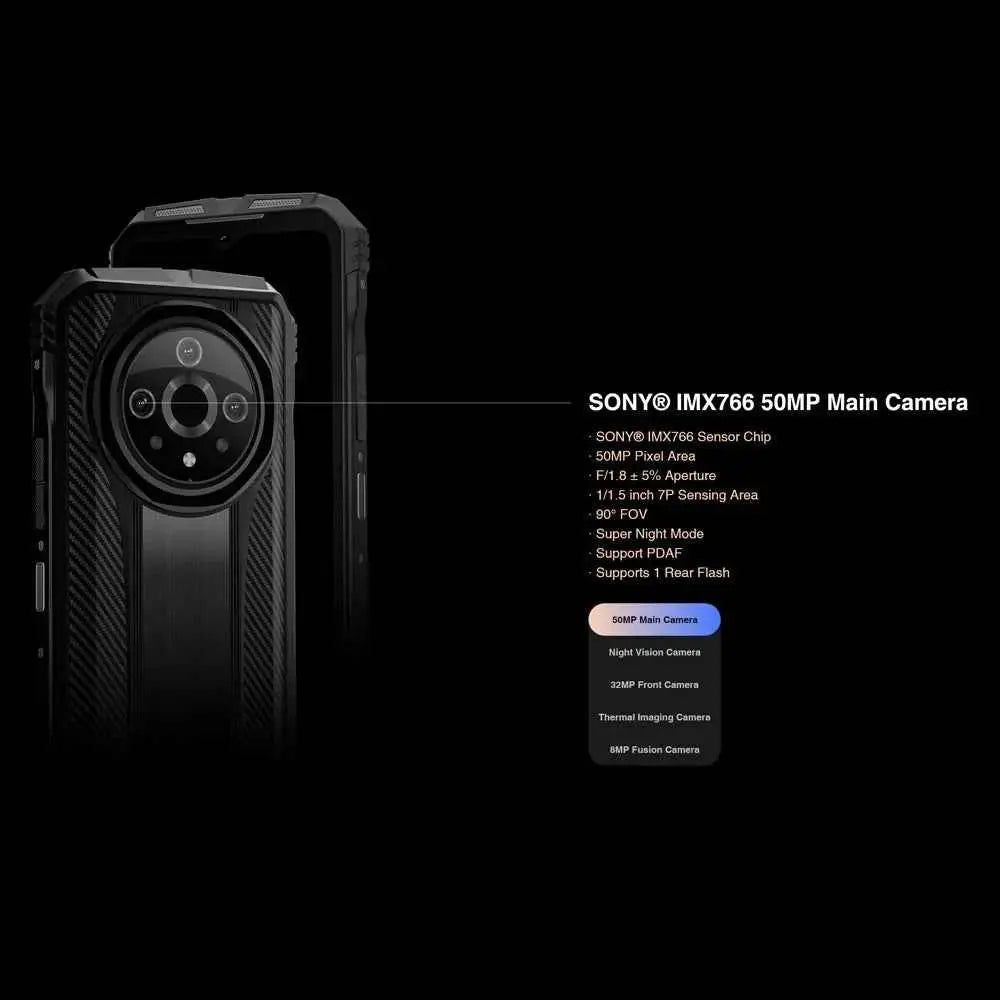 World Premiere DOOGEE V31GT Rugged Phone 6.58” FHD Dimensity 1080 Octa Core 5G Thermal Imaging 10800mAh 66W Fast Charging Phone