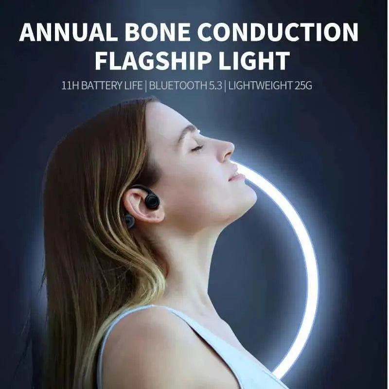 Xiaomi Mijia Bone Conduction Earphones Bluetooth 5.3 Sports Wireless Headphones Ear Hook Waterproof Headset for Running Driving